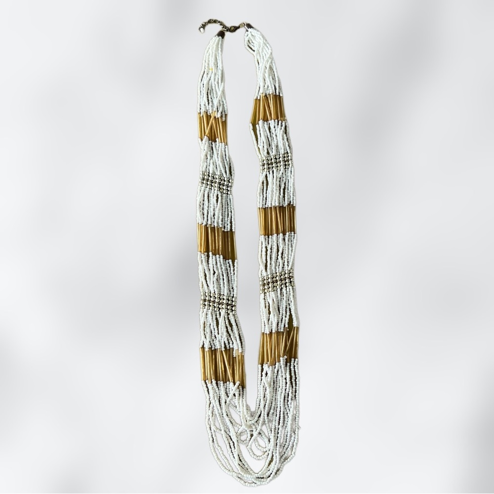 Long beaded necklace
